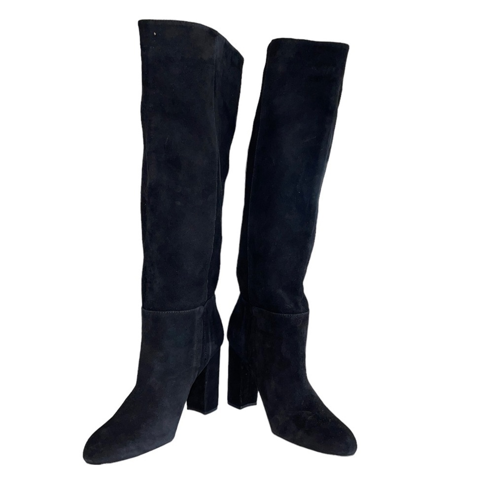NWOT - Sam Edelman Caprice Knee-High Boot Black Suede Boot Size 9.5 no box - Picture 4 of 13